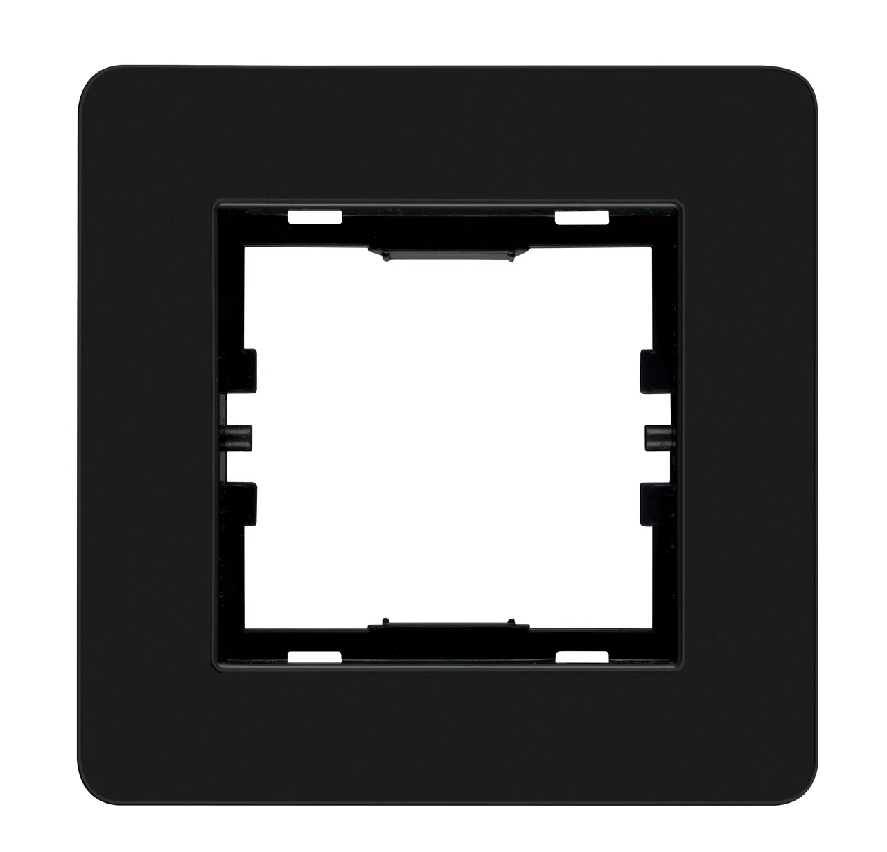 1fach Rahmen Schwarz glänzend - SELENE Schalterserie