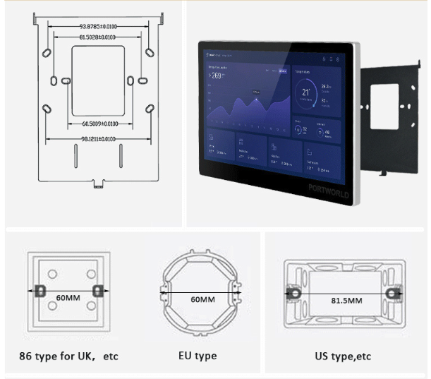 10.1" Wand Tablet ANDROID PoE