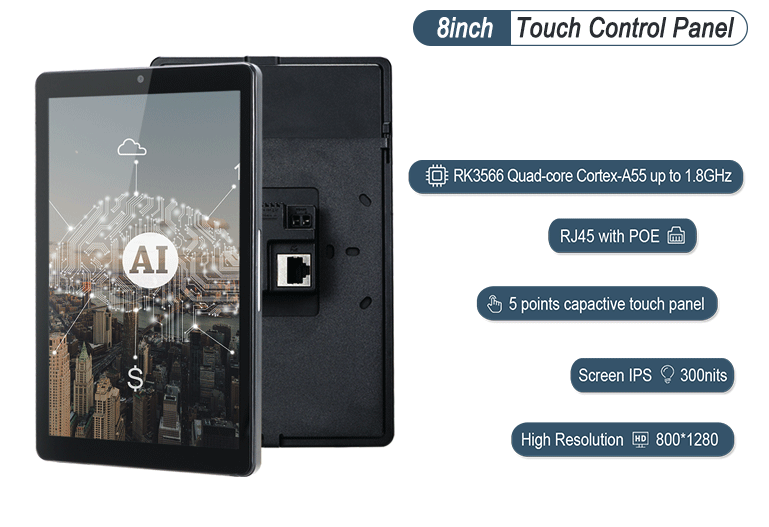 8 Zoll Smart Panel mit PoE 8 Zoll Smart Panel mit PoE