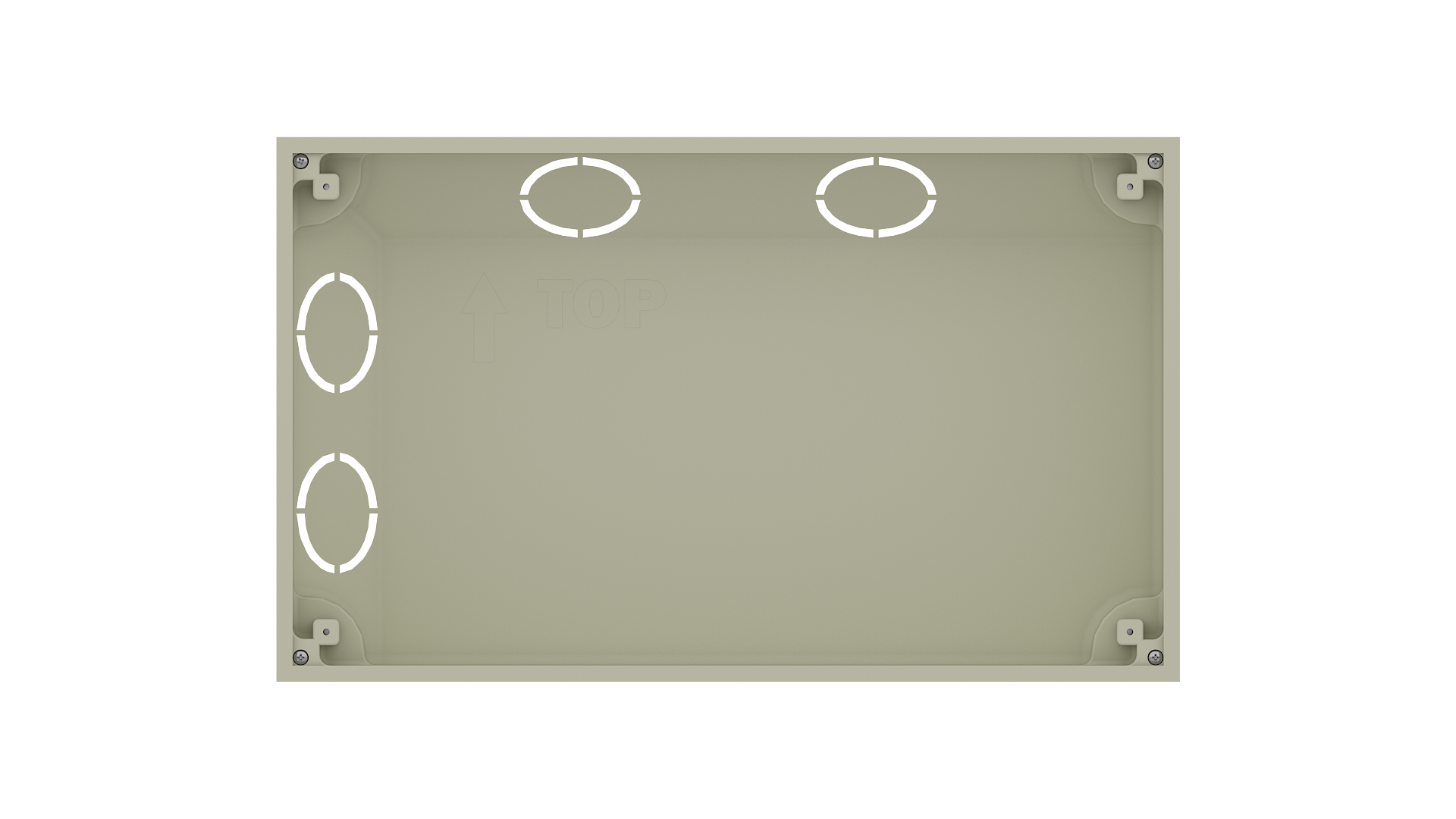 10" Wandeinbaurahmen für INTERRA 4 10" Wandeinbaurahmen für INTERRA 4