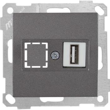 USB Anschluss Anthrazit - CANDELA Schalterserie USB Anschluss Anthrazit - CANDELA Schalterserie