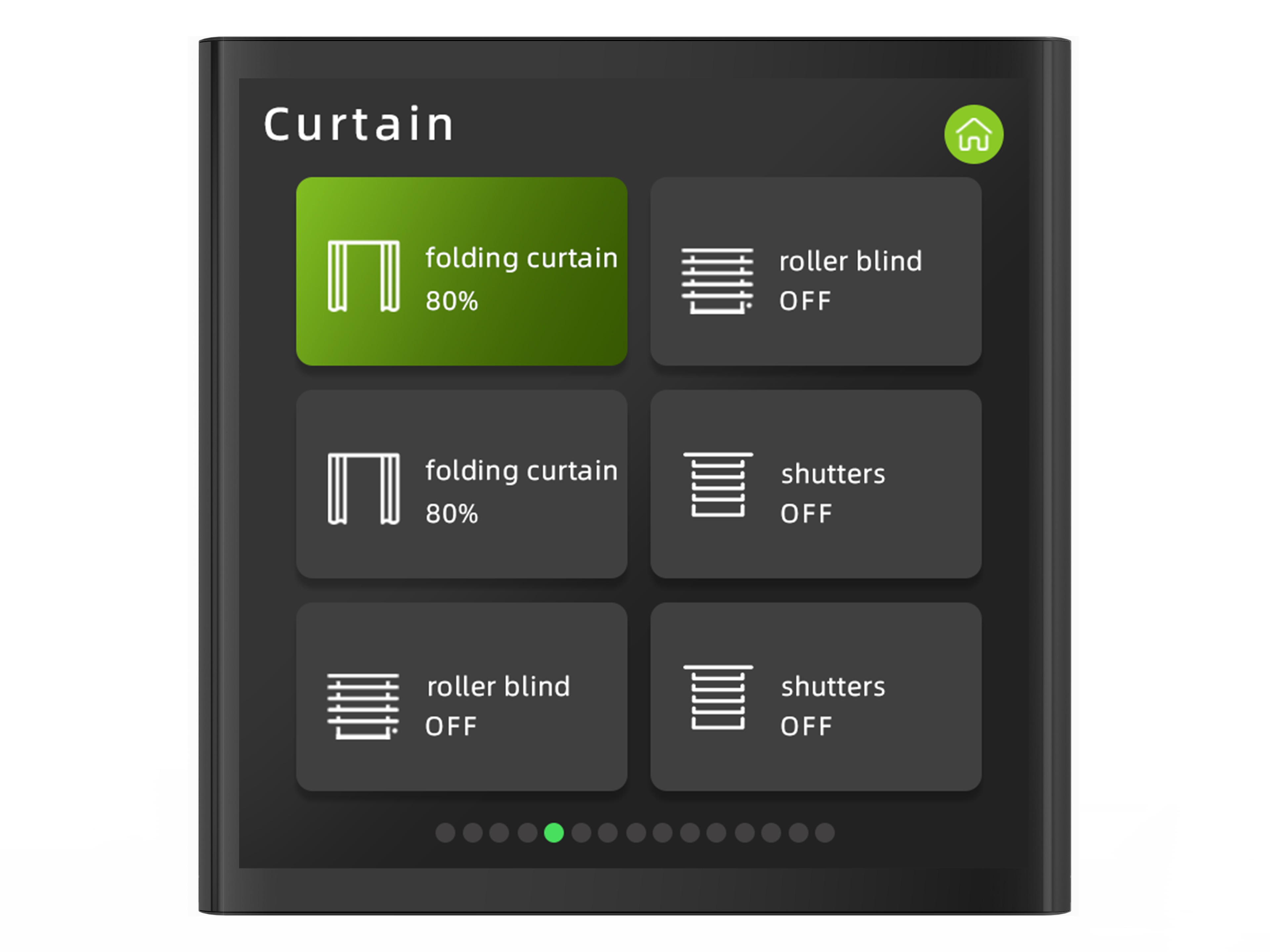 4 Zoll KNX Taster mit Touch Display 4 Zoll KNX Taster mit Touch Display