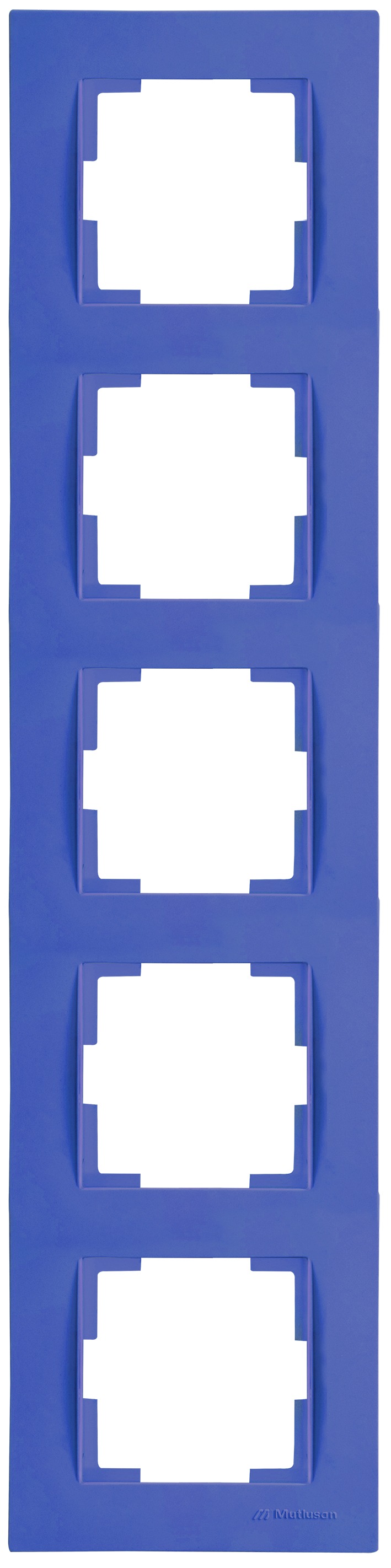 5fach Rahmen vertikal Dunkel Lila (RITA Pastell Farben)