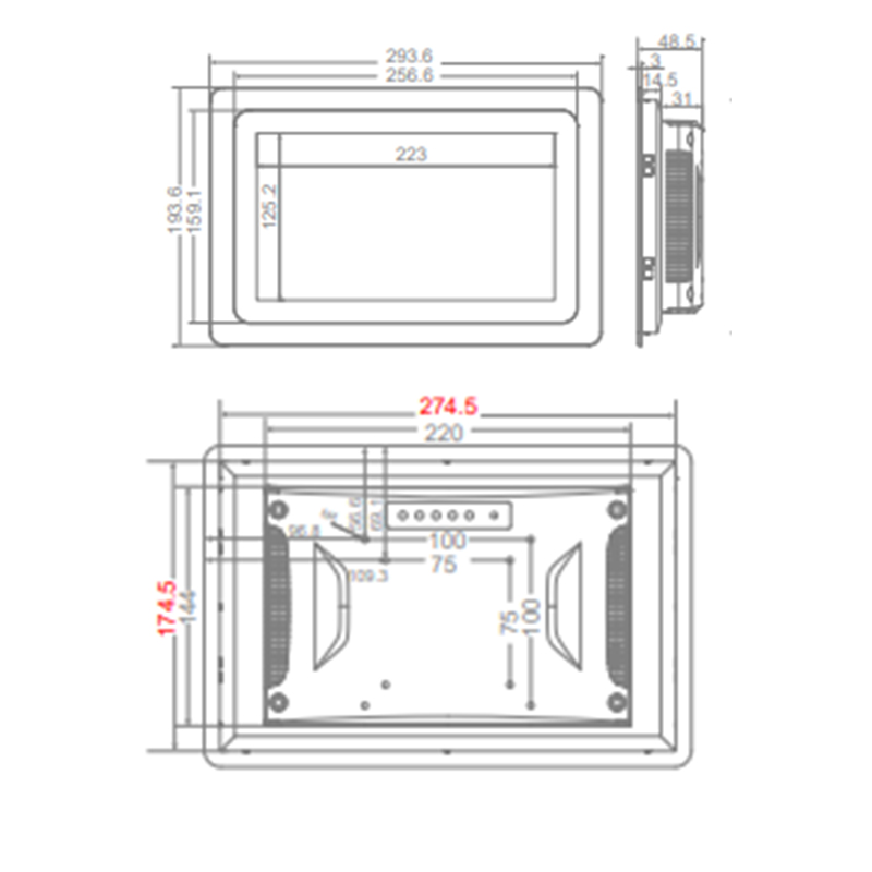 21.5" Touch Panel HD für Windows 10