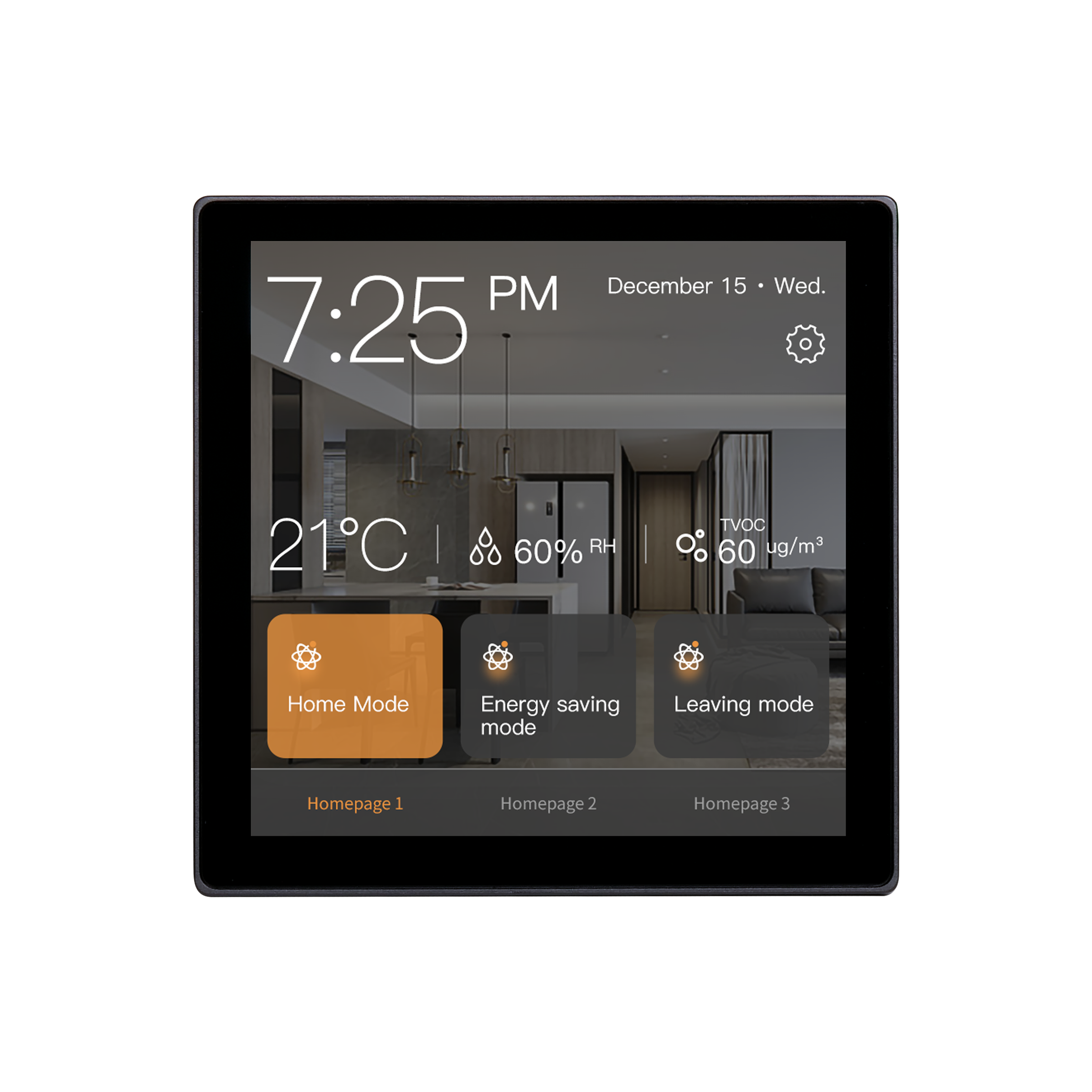 4 Zoll KNX Taster mit Touchdisplay