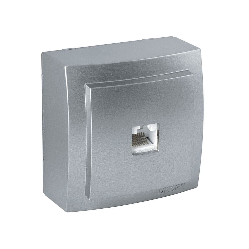 Telefondose Silber · THEMIS Telefondose Silber · THEMIS