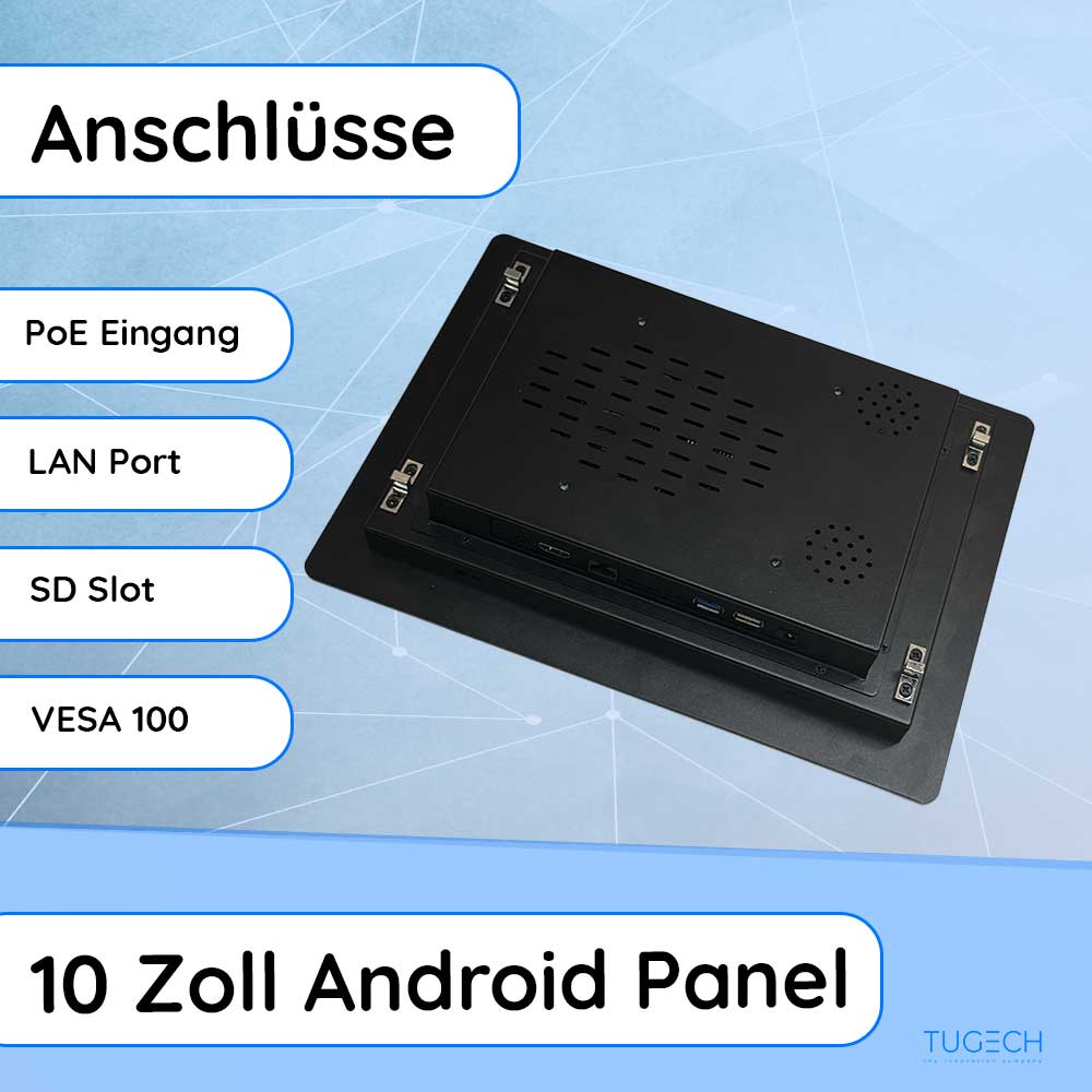10 Zoll Einbau Panel Android 14