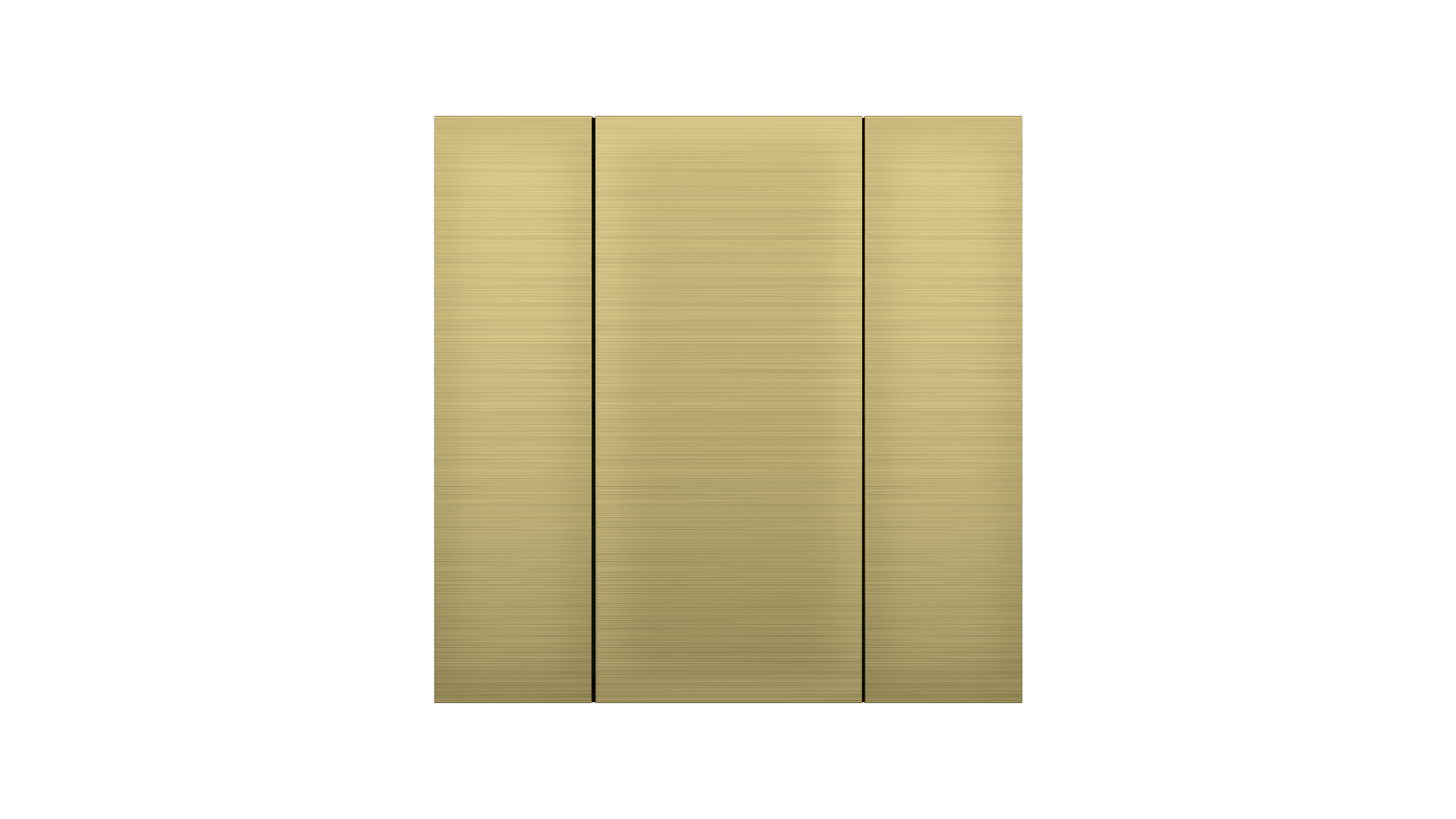 KNX Taster iSwitch+ Aluminium Gold 2 Tasten