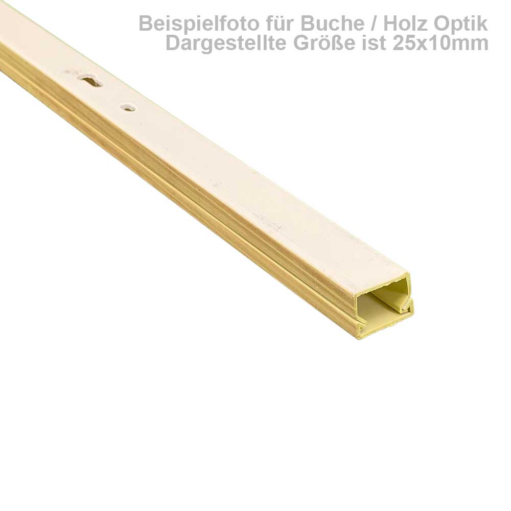 Kabelkanal Buche Hell - 2x1m 20X10x2000mm Buche Hell - 2x1m