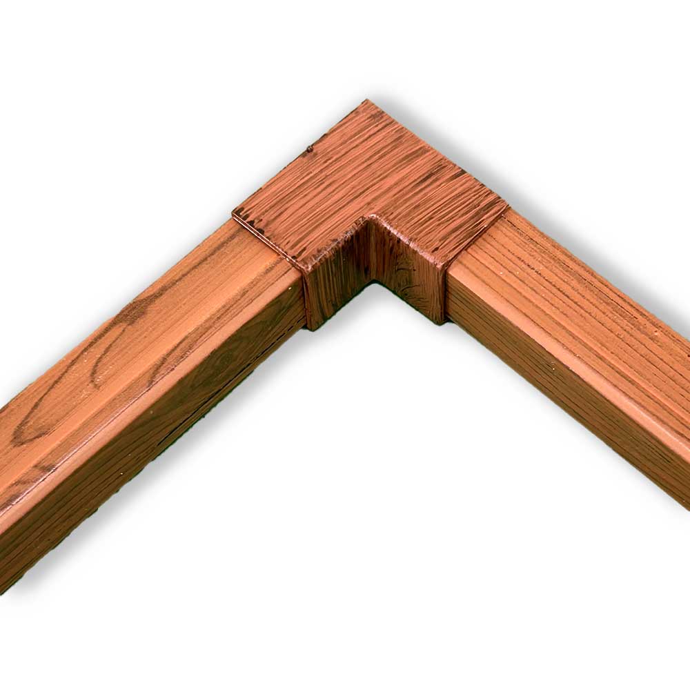 15x15 mm Innenecke Walnuss 15x15 mm Innenecke Walnuss