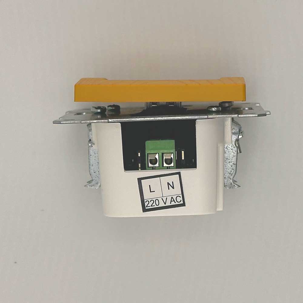1 fach USB Steckdose mit Ladefunktion Eiche Holz Optik - CANDELA Schalterserie