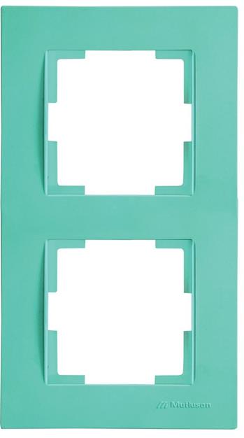 2 fach Rahmen vertikal Grün (RITA Pastell Farben)