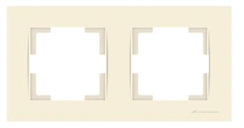 2 fach Rahmen horizontal Creme (RITA Standard) 2 fach Rahmen horizontal Creme (RITA Standard)