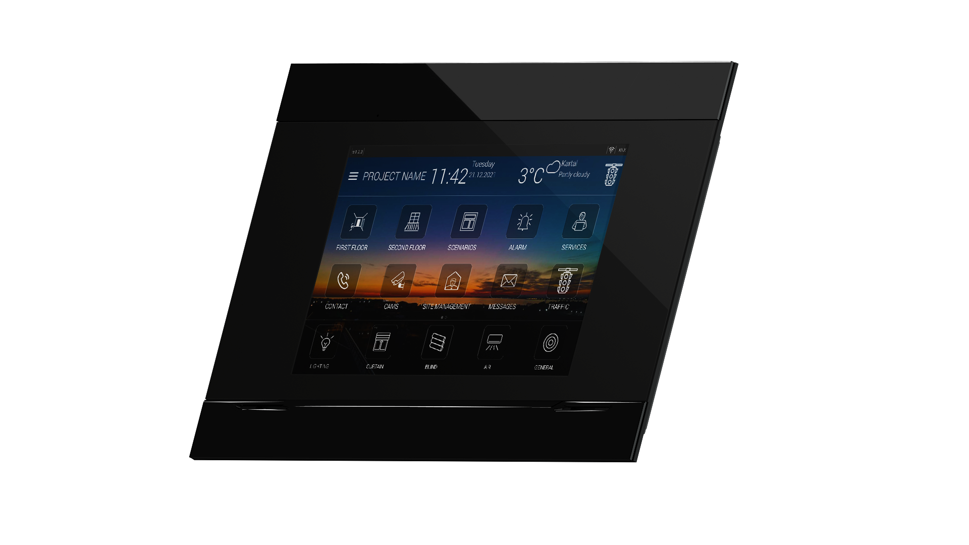 10" INTERRA 4 KNX Touch Panel