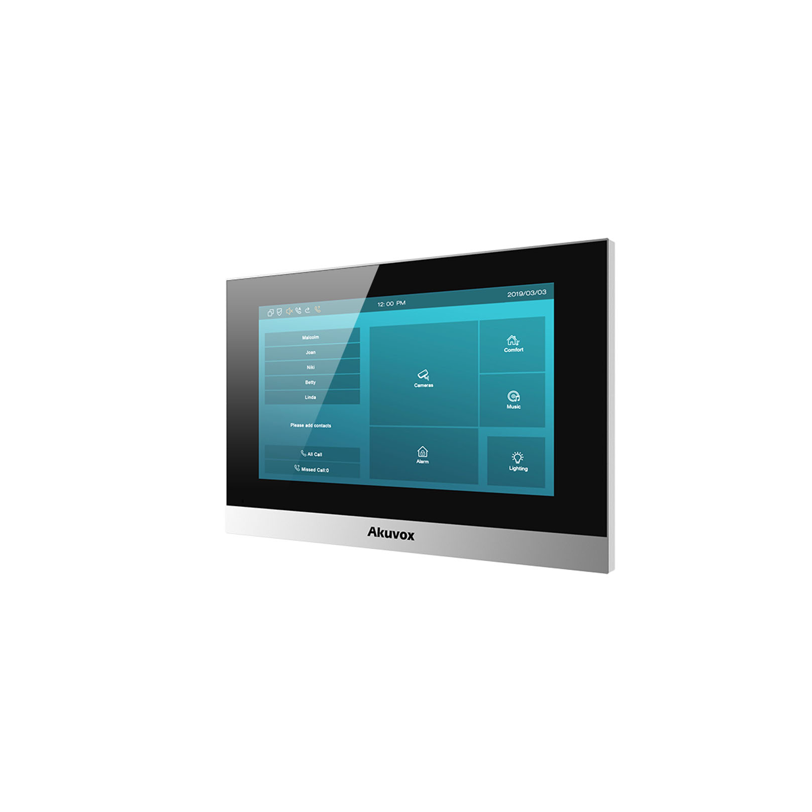 7" Innenstation Touch Display - Silber