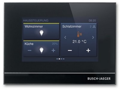 4,3" Busch Home Panel Schwarz