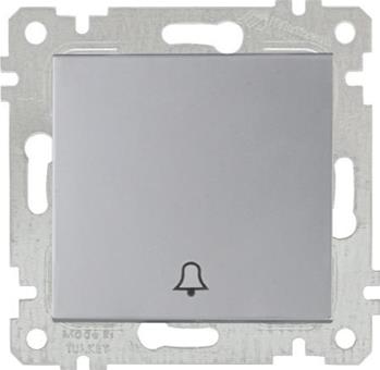 Tür Klingeltaster Silber (RITA Metall Optik) Tür Klingeltaster Silber (RITA Metall Optik)