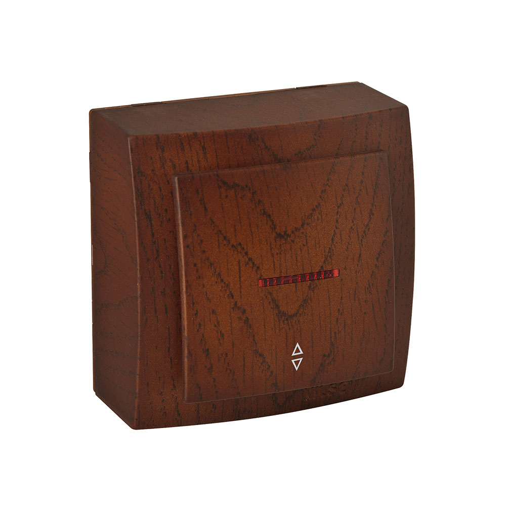 Kontrollwechselschalter Walnuss · THEMIS