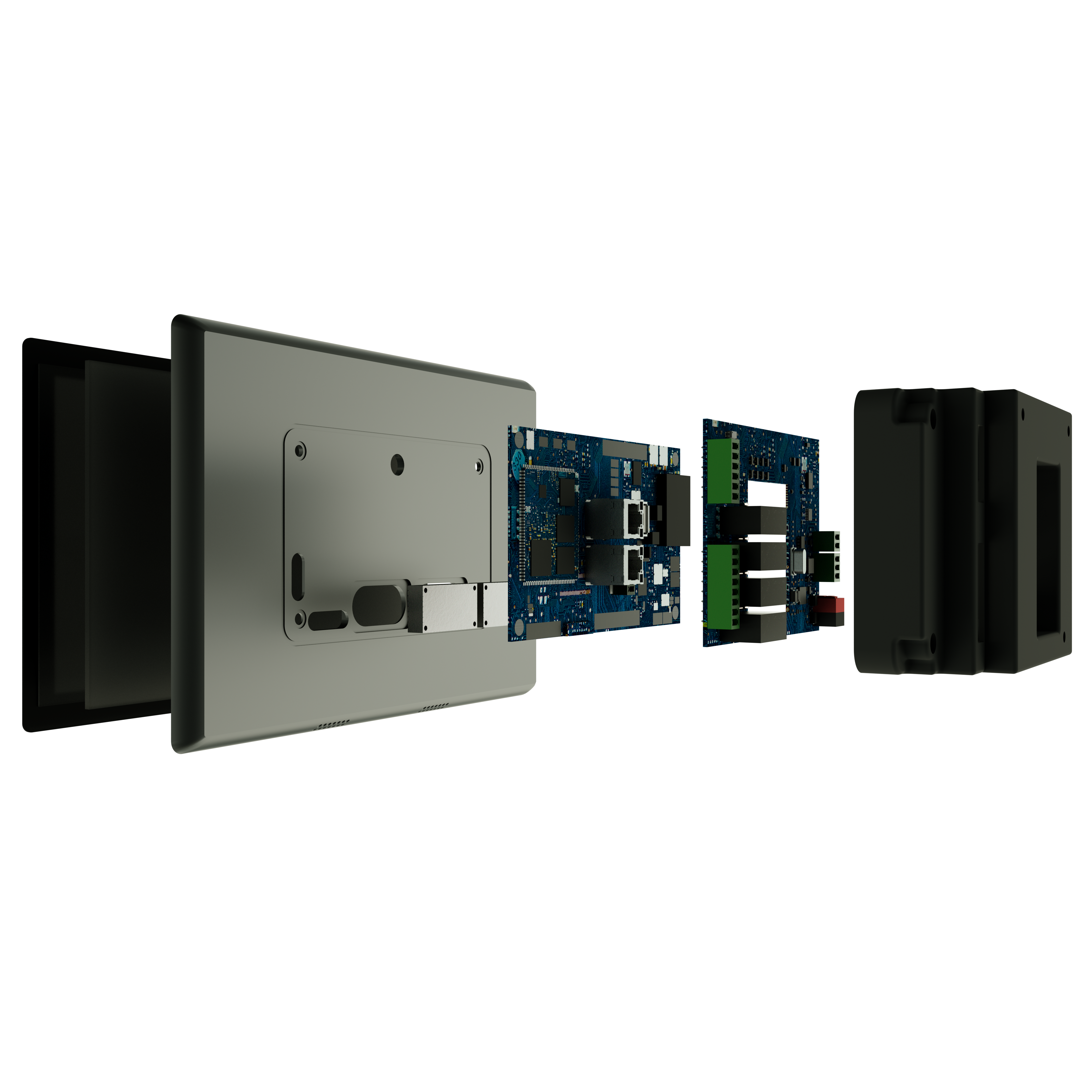 10" Surface KNX Panel (Messing)