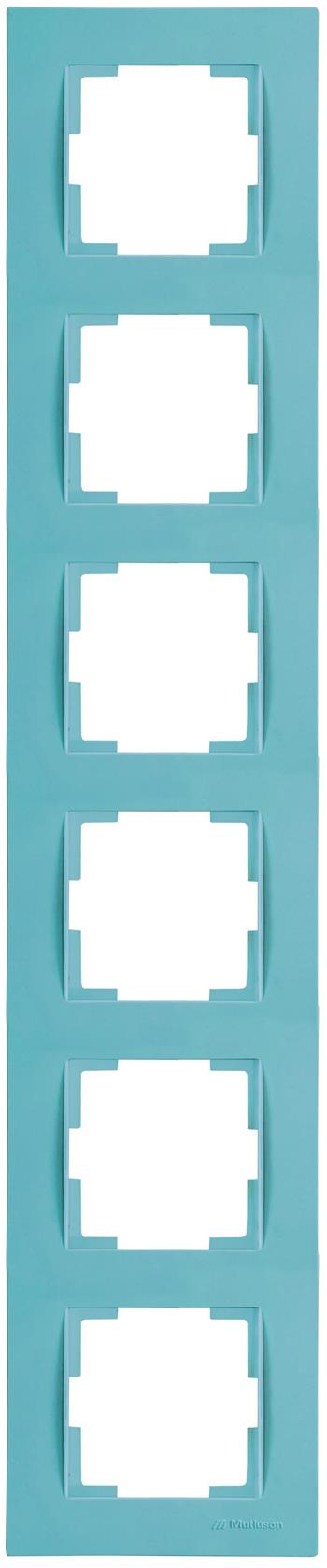 6 fach Rahmen vertikal Blau (RITA Pastell Farben) 6 fach Rahmen vertikal Blau (RITA Pastell Farben)