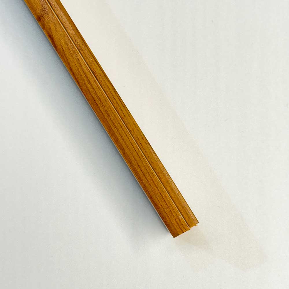 20x10 mm Kabelkanal Eiche Holz Optik zum Schrauben 2x 1m