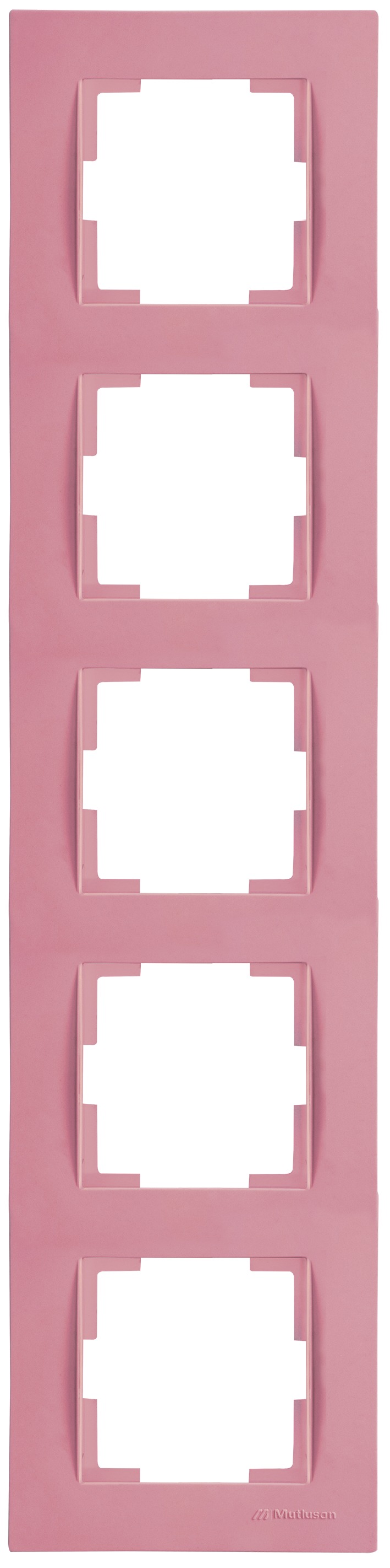 5fach Rahmen vertikal Pink / Rosa (RITA Pastell Farben)