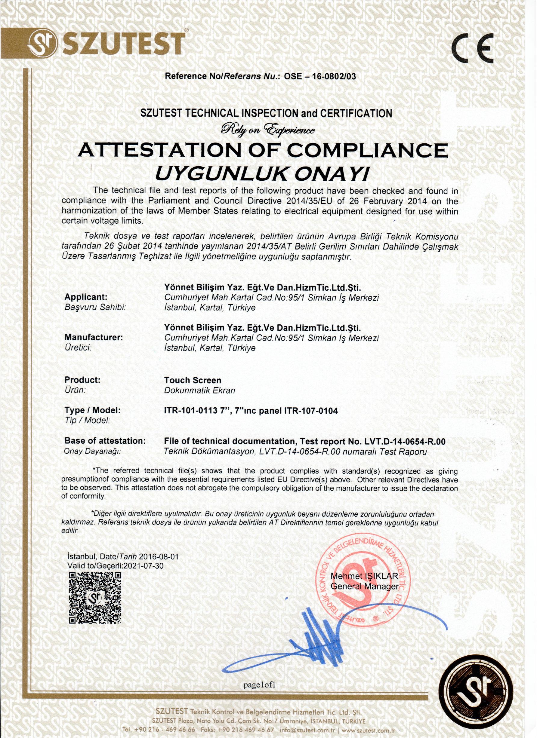 Zertifikat Zertifikat