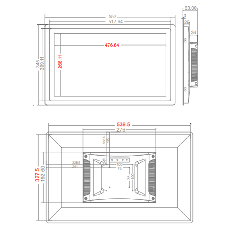 Set Hager Domovea und 21.5" Touch Panel