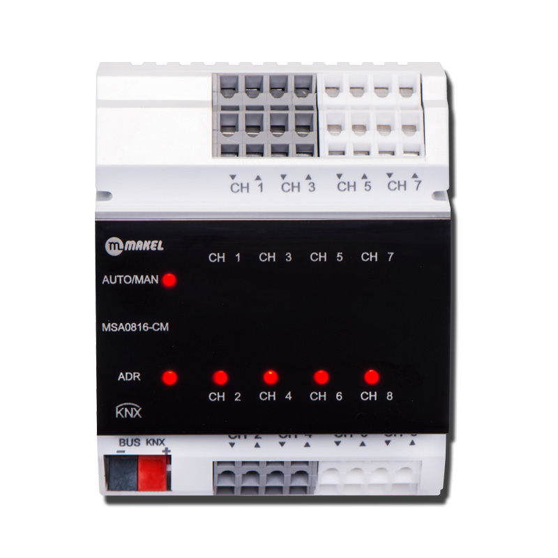 8 fach KNX Kombi Aktor 8 fach KNX Kombi Aktor