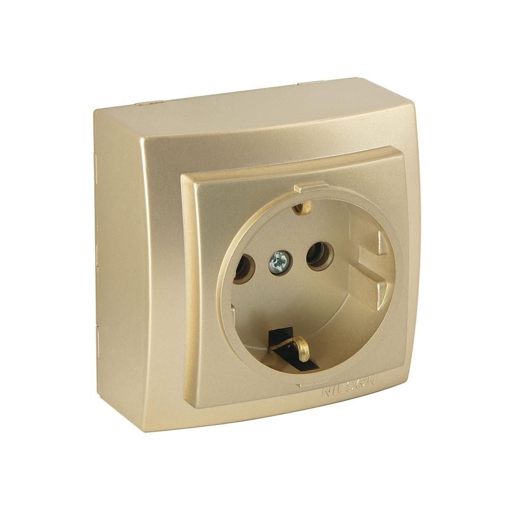Steckdose Gold · THEMIS Steckdose Gold · THEMIS
