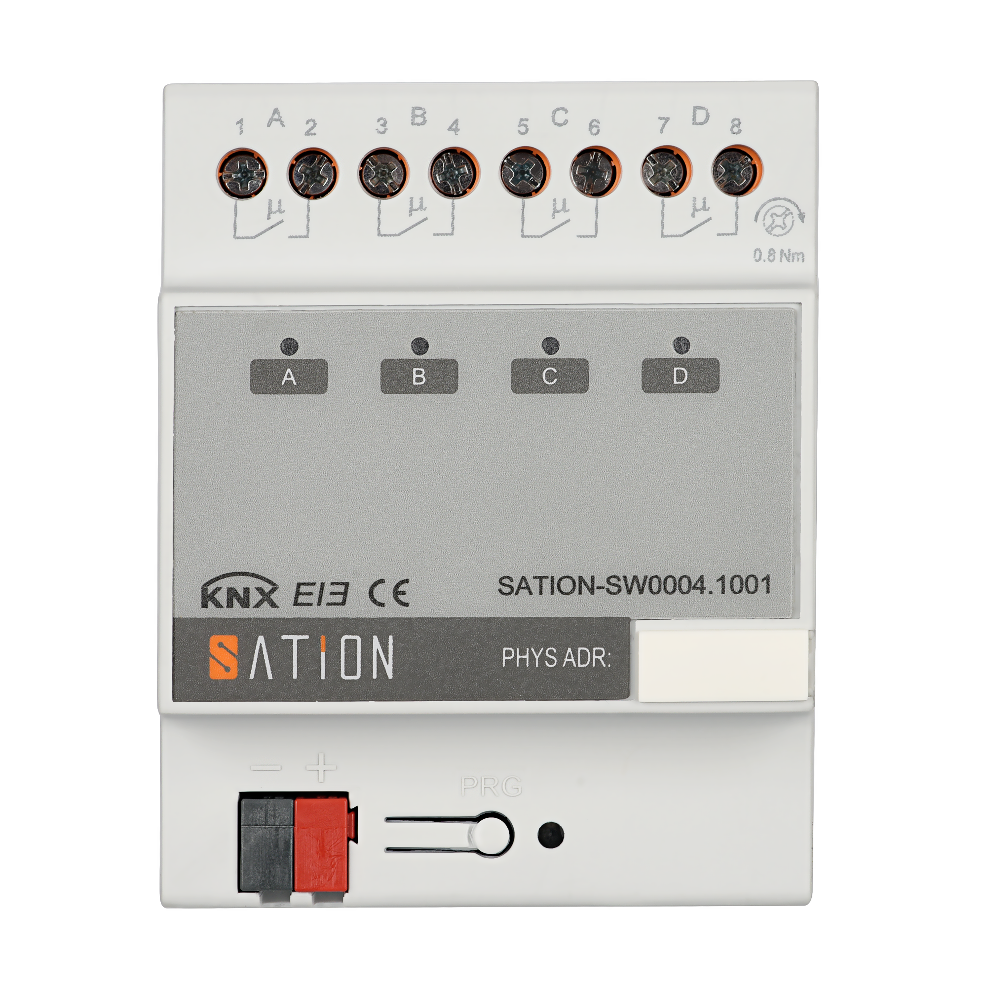 4 fach KNX Schaltaktor 10A 4 fach KNX Schaltaktor 10A