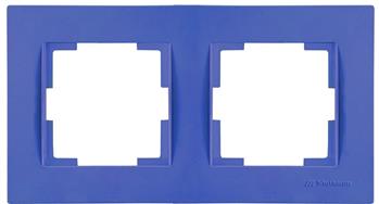 2 fach Rahmen horizontal Dunkel Lila (RITA Pastell Farben)
