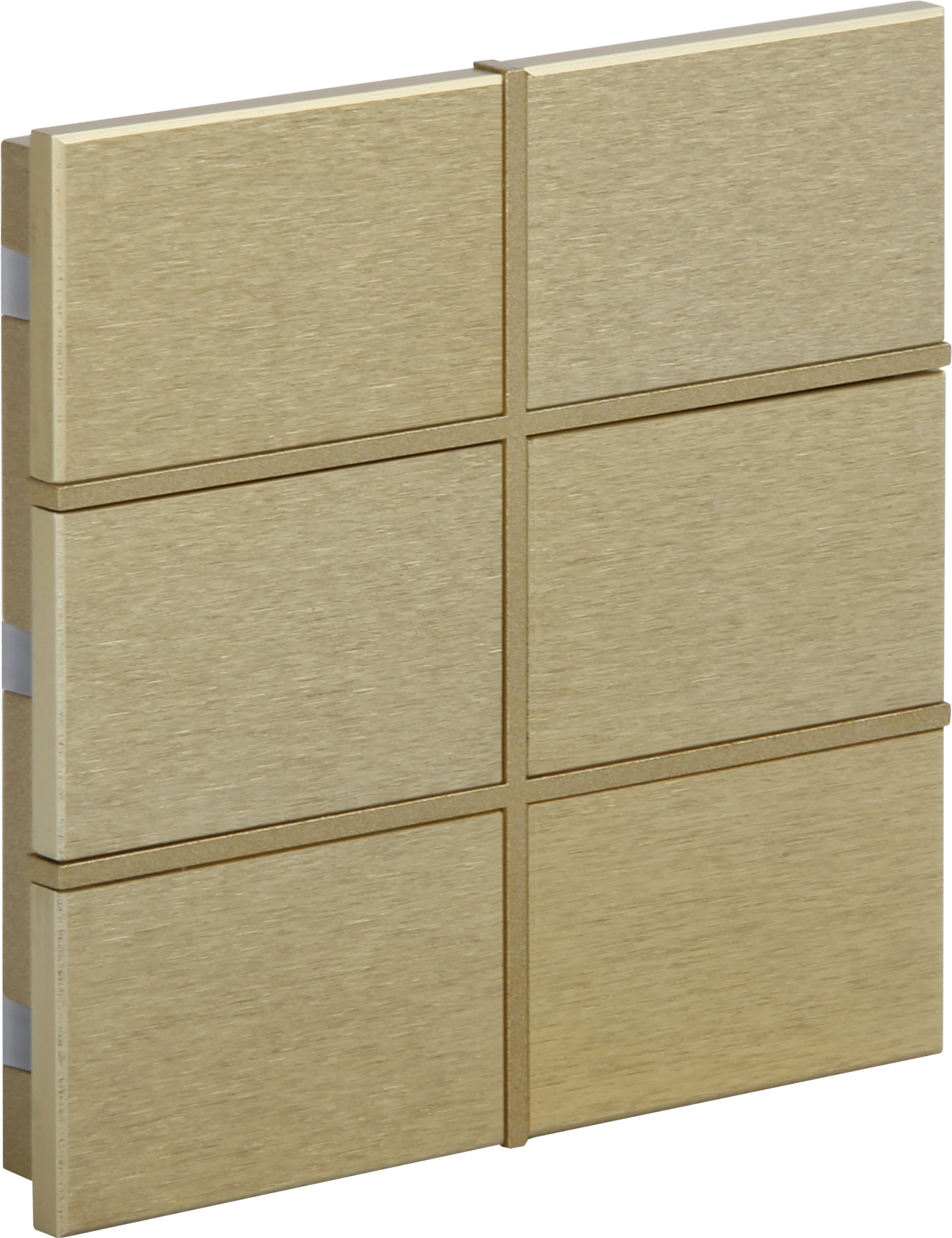 KNX Taster Metall ROSA · Gold 6