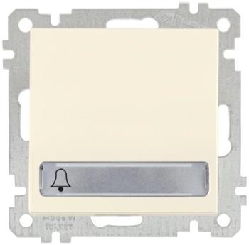 Taster mit Glocke und Namensschild mit Licht creme (CANDELA Standard) Taster mit Glocke und Namensschild mit Licht creme (CANDELA Standard)