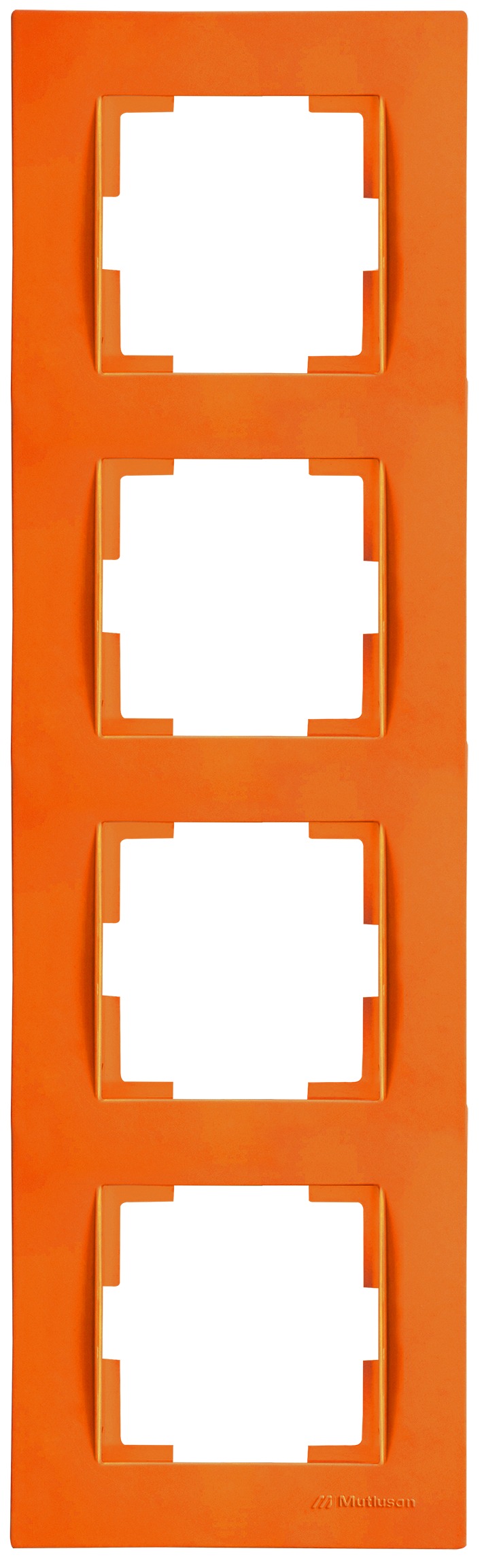 4 fach Rahmen vertikal Orange (RITA Pastell Farben)