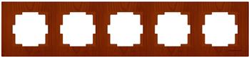 5 fach Rahmen horizontal Kirsche (RITA Holz Optik) 5 fach Rahmen horizontal Kirsche (RITA Holz Optik)