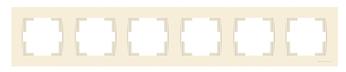 6 fach Rahmen horizontal Creme (RITA Standard) 6 fach Rahmen horizontal Creme (RITA Standard)