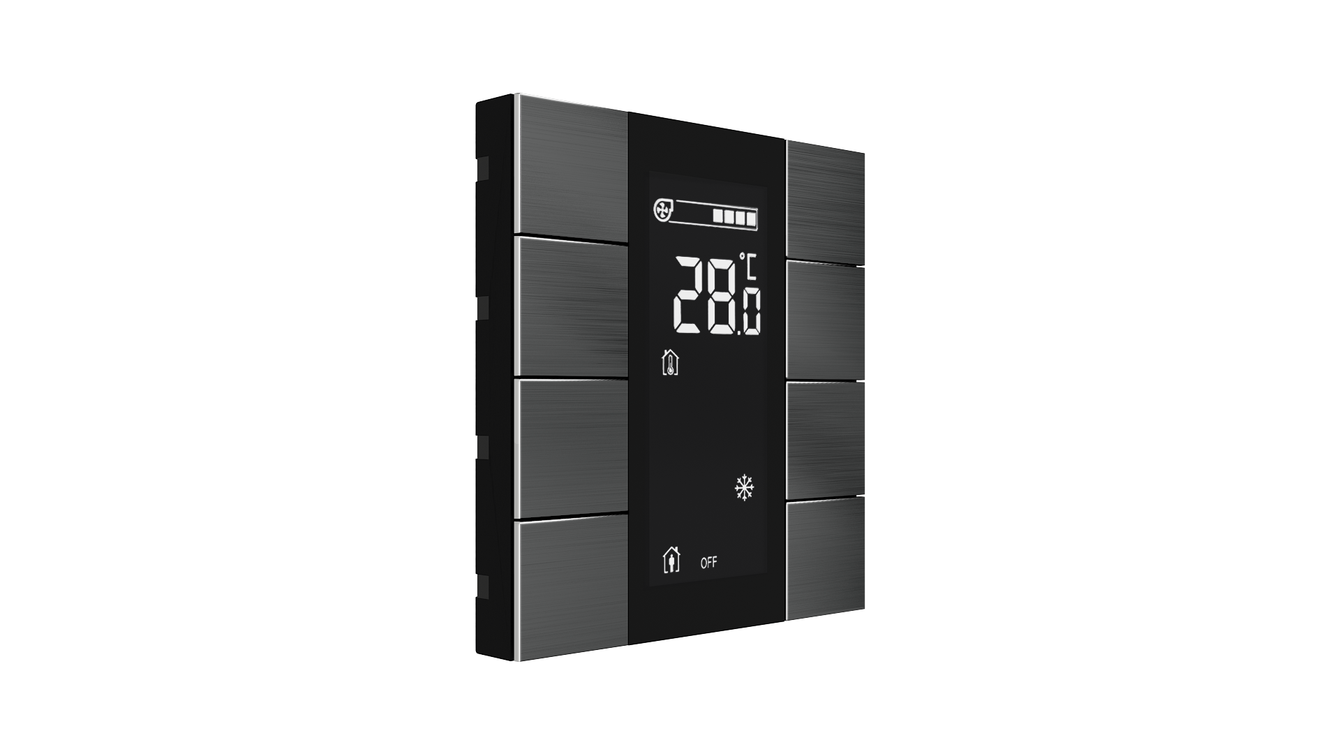 KNX Taster mit Display iSwitch · Edelstahl Natur 8 KNX Taster mit Display iSwitch · Edelstahl Natur 8