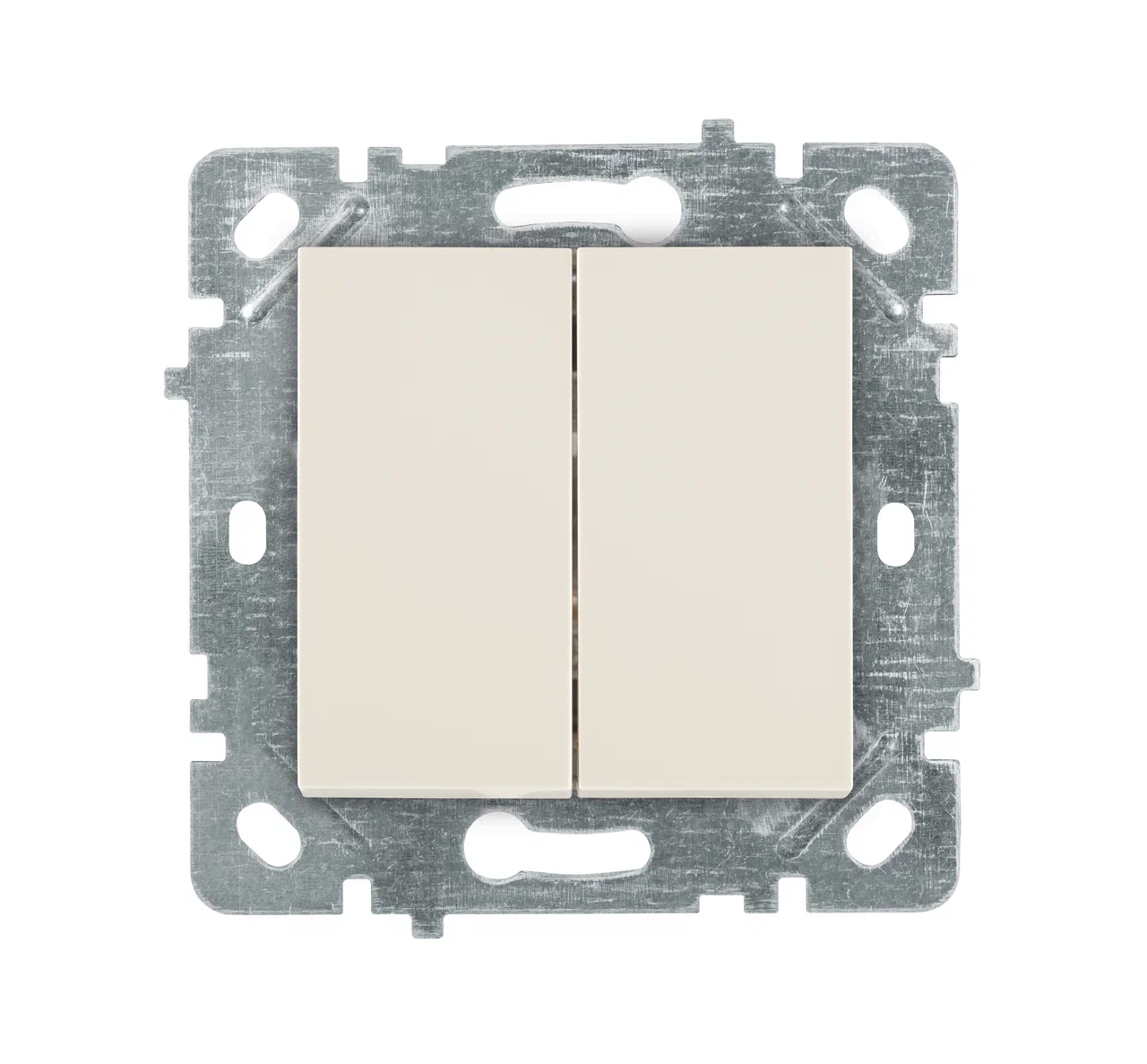 Doppelschalter Creme · SELENE