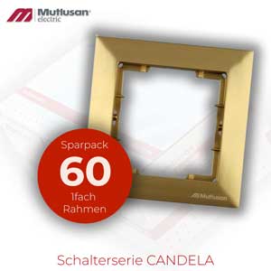 Sparset 60x 1fach Rahmen Gold Metall Optik CANDELA Standard Sparset 60x 1fach Rahmen Gold Metall Optik CANDELA Standard