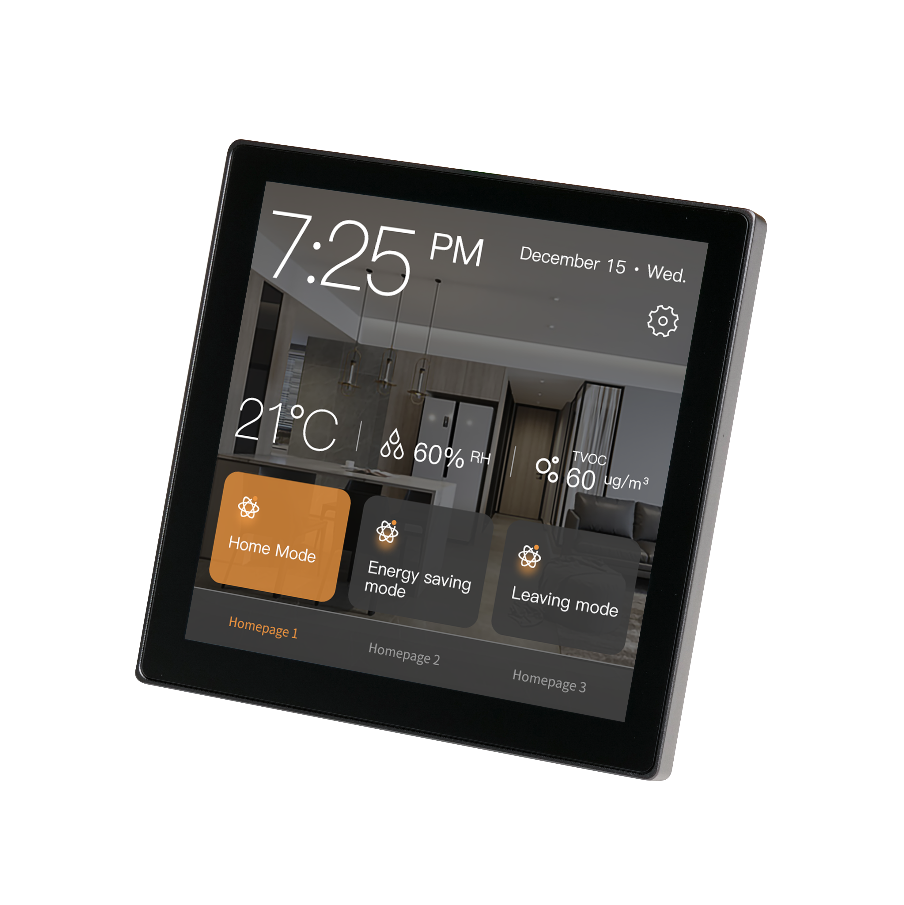 4 Zoll KNX Taster mit Touchdisplay 4 Zoll KNX Taster mit Touchdisplay