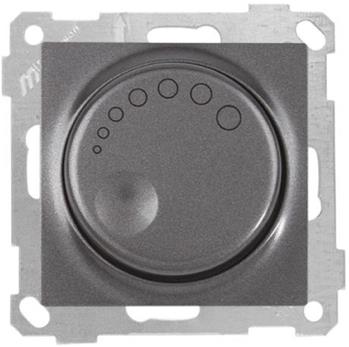 Dimmer 600W Anthrazit - CANDELA Schalterserie Dimmer 600W Anthrazit - CANDELA Schalterserie