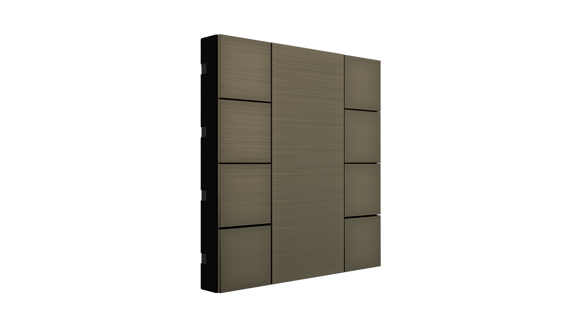 KNX Taster iSwitch · Aluminium Bronze 8
