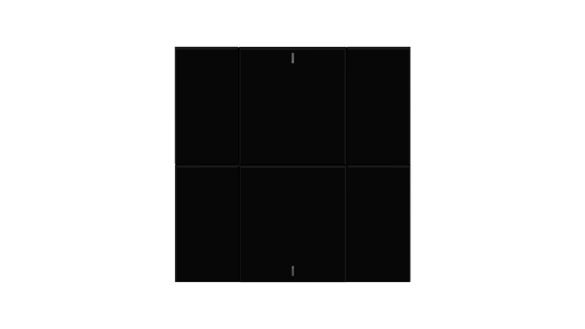 KNX Taster iSwitch · Glas Schwarz