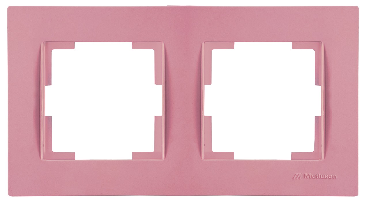 2 fach Rahmen horizontal Pink / Rosa (RITA Pastell Farben) 2 fach Rahmen horizontal Pink / Rosa (RITA Pastell Farben)