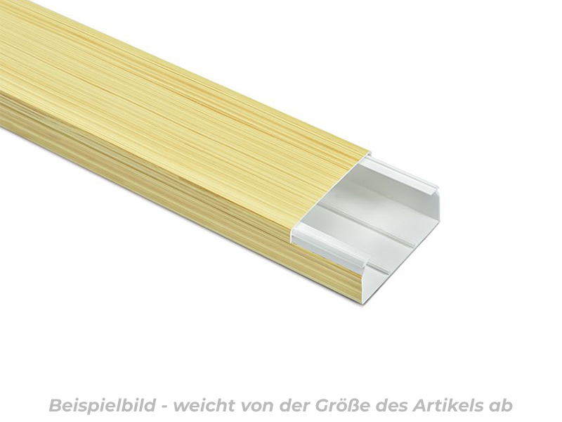 25x25 mm Kabelkanal Buche Hell Selbstklebend 2m 25x25 mm Kabelkanal Buche Hell Selbstklebend 2m