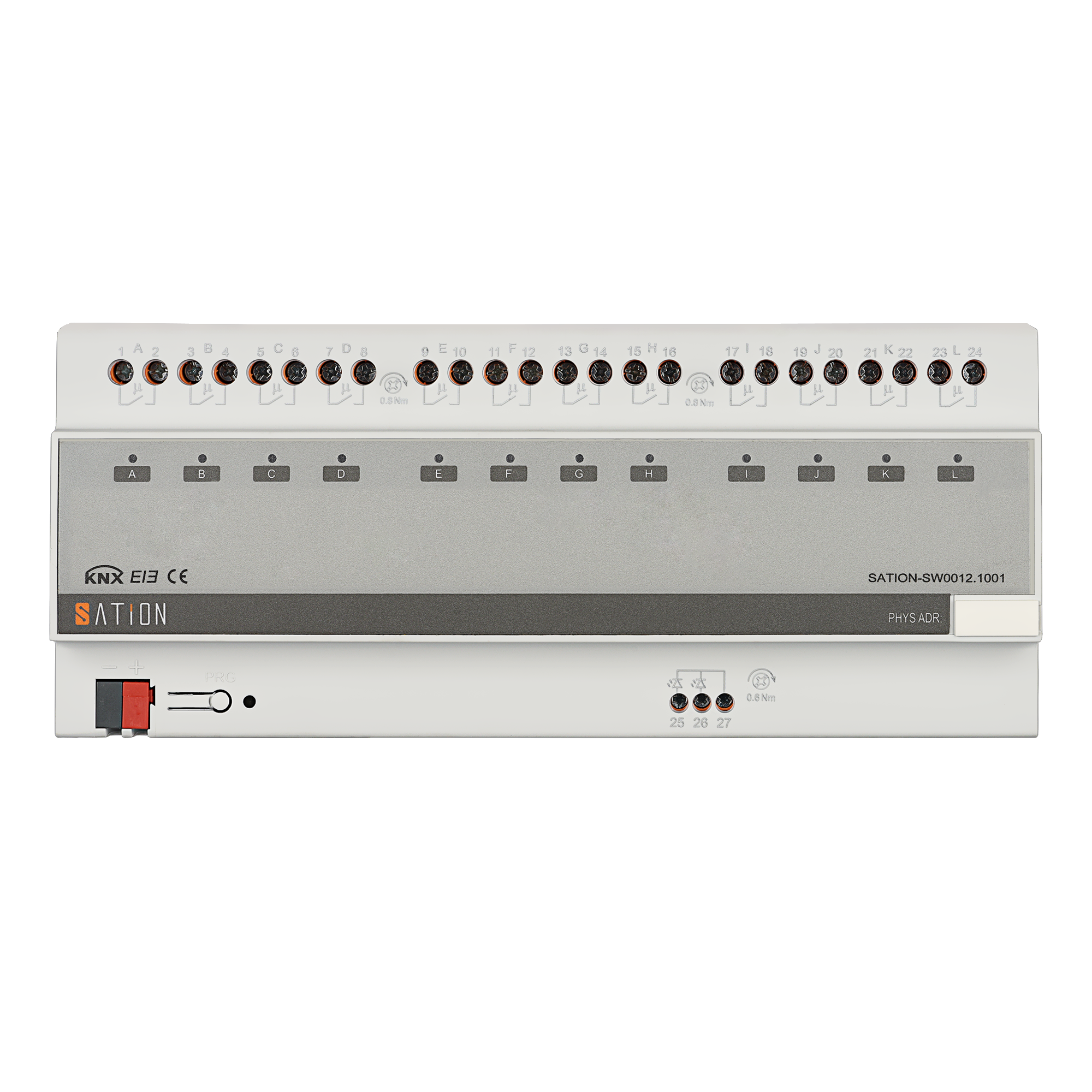 12 fach KNX Schaltaktor 10A 12 fach KNX Schaltaktor 10A
