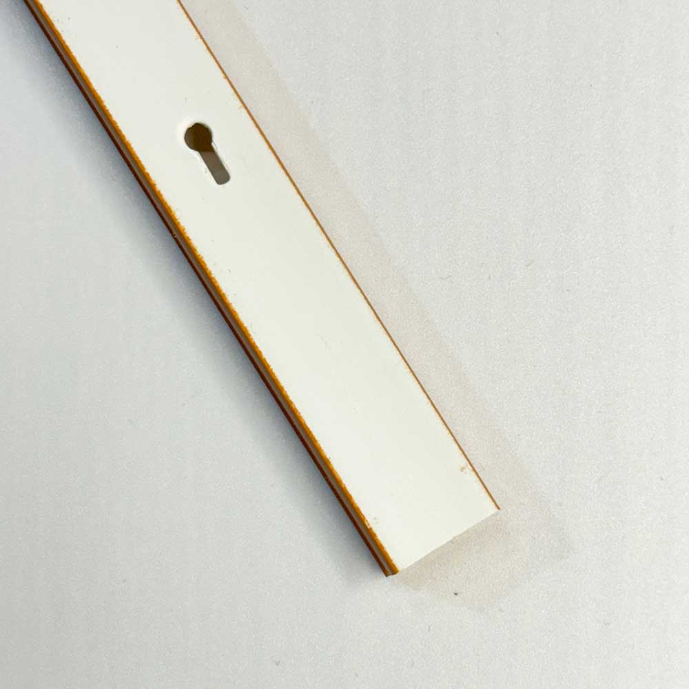 20x10 mm Kabelkanal Eiche Holz Optik zum Schrauben 2x 1m