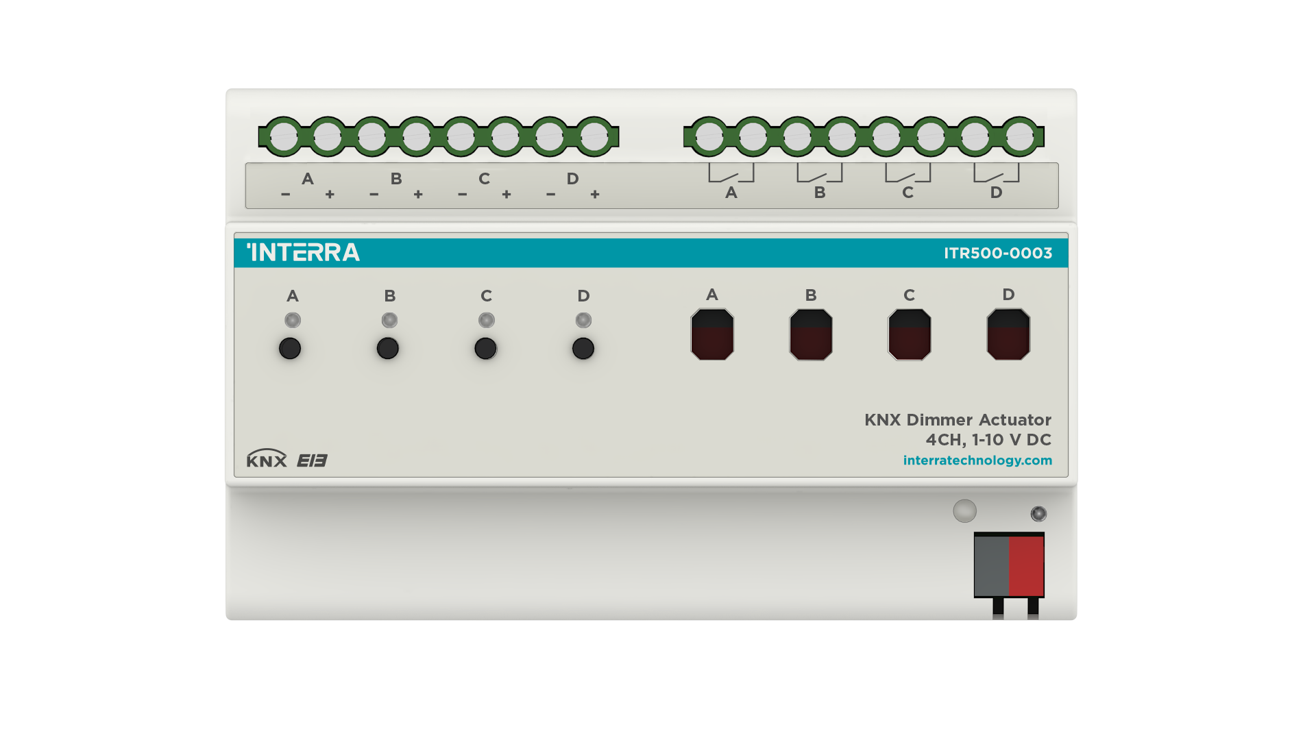 KNX Ballast Controller - 4 Ch (0/1-10V DC) KNX Ballast Controller - 4 Ch (0/1-10V DC)