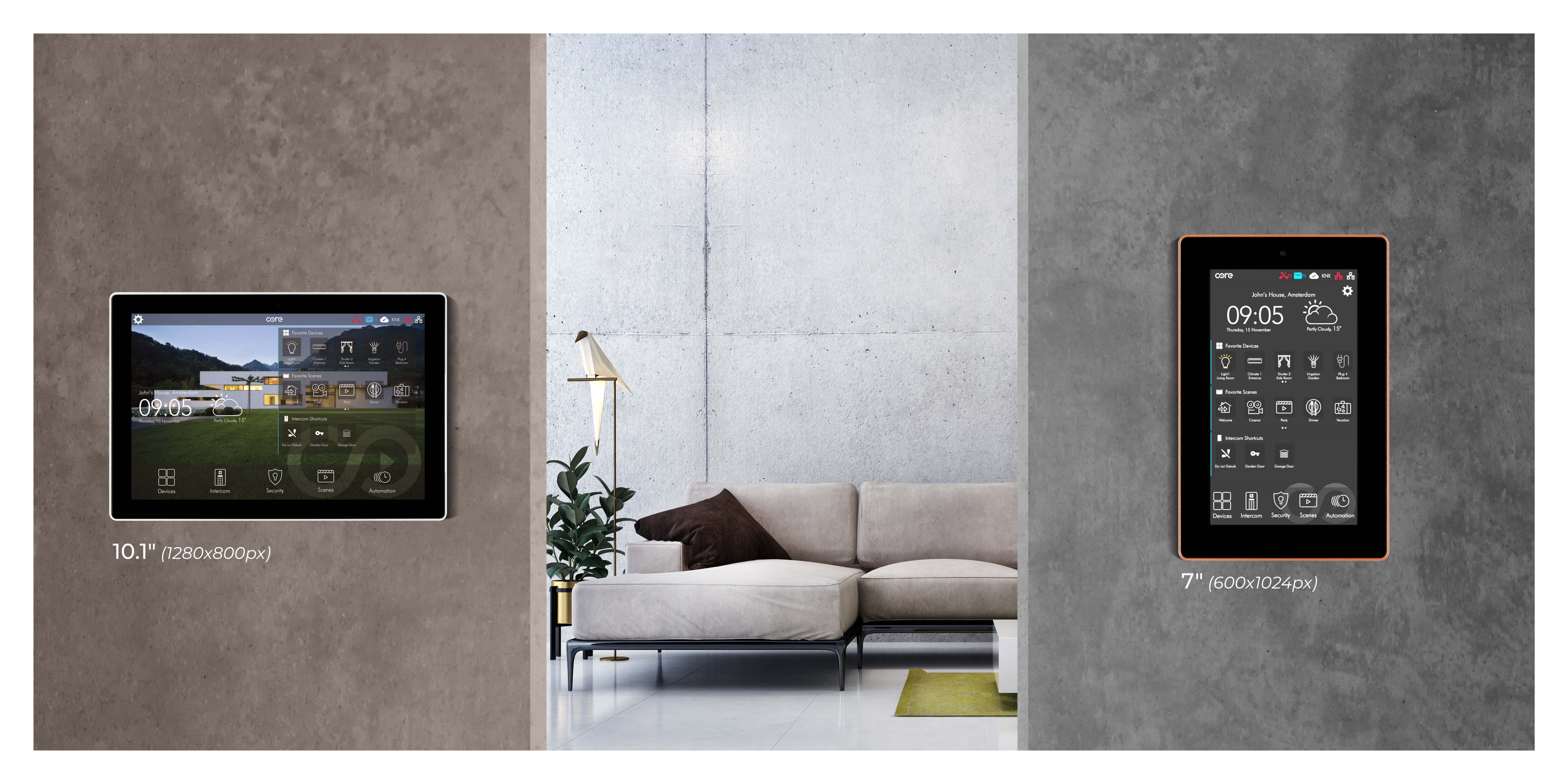 7" Eclipse KNX (Sand Beige)